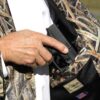 DeCamo Concealed Carry Gun/Passport Pocket, Fits up to .45 caliber handgun